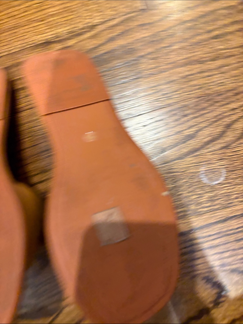 Tory Burch Cognac Leather Logo Slide Sandals - Picture 4 of 5